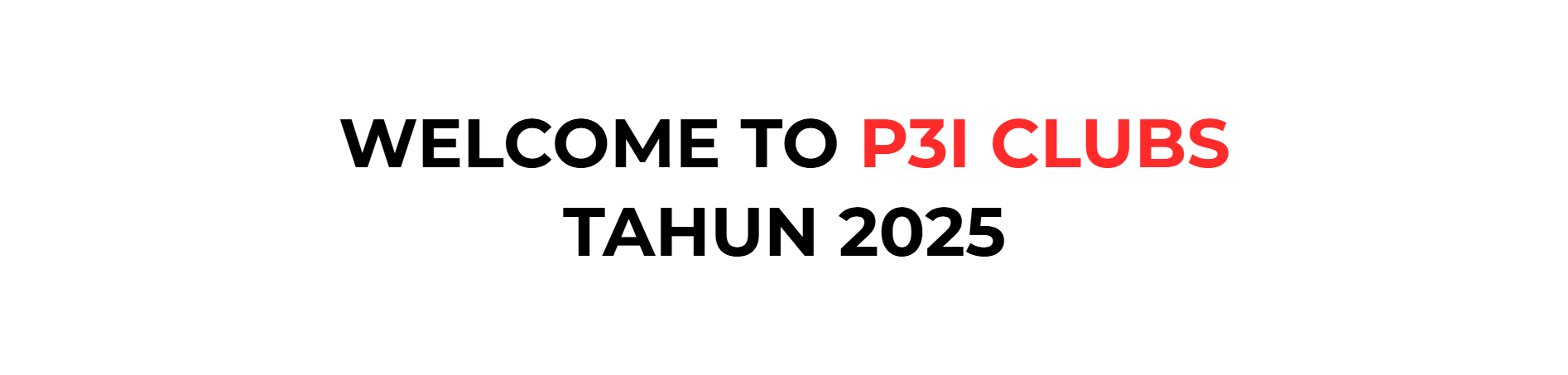 Welcome P3iClubs